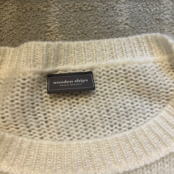 Wooden Ships Distressed Cat Sweater - Picture 4 of 5